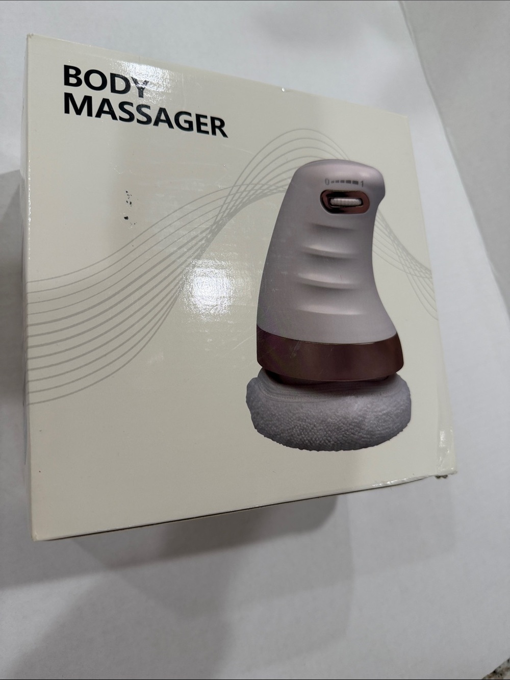 Body Massager - Pink and Rose Gold Handheld